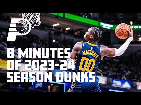 8 Minutes of Dunks From the 2023-24 NBA Season | Indiana Pacers