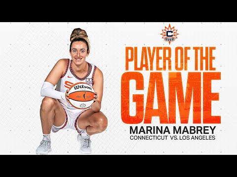 Connecticut vs. Los Angeles Player of the Game: Marina Mabrey