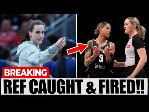 CORRUPT WNBA Referee FIRED After NEW Caitlin Clark Injury Footage REVEALED!