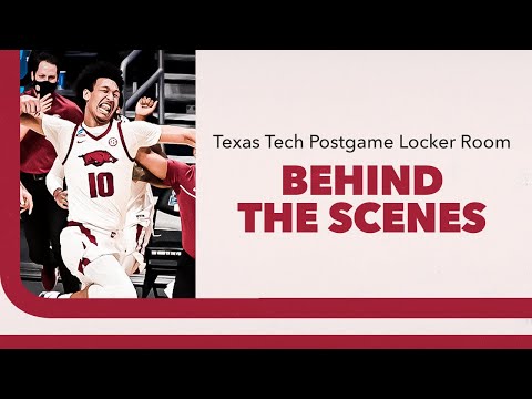 Razorback Basketball: Behind the Scenes, Locker Room Celebration Texas Tech